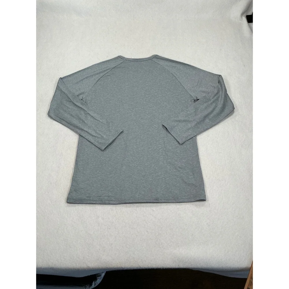 The Childrens Place Boys XXL 16 Gray Long Sleeve Performance Raglan Shirt NWT